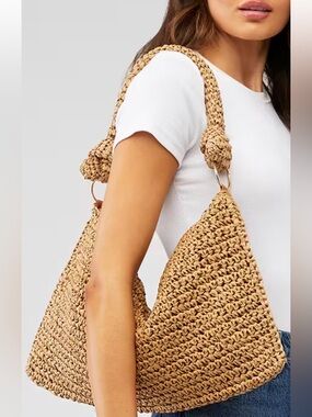 8 Other Reasons Shelly Crochet Bag Tan / Khaki